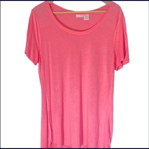New Women’s Small Coral Lightweight TunicTee